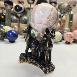 Triple Sphinx Cat Sphere Holder